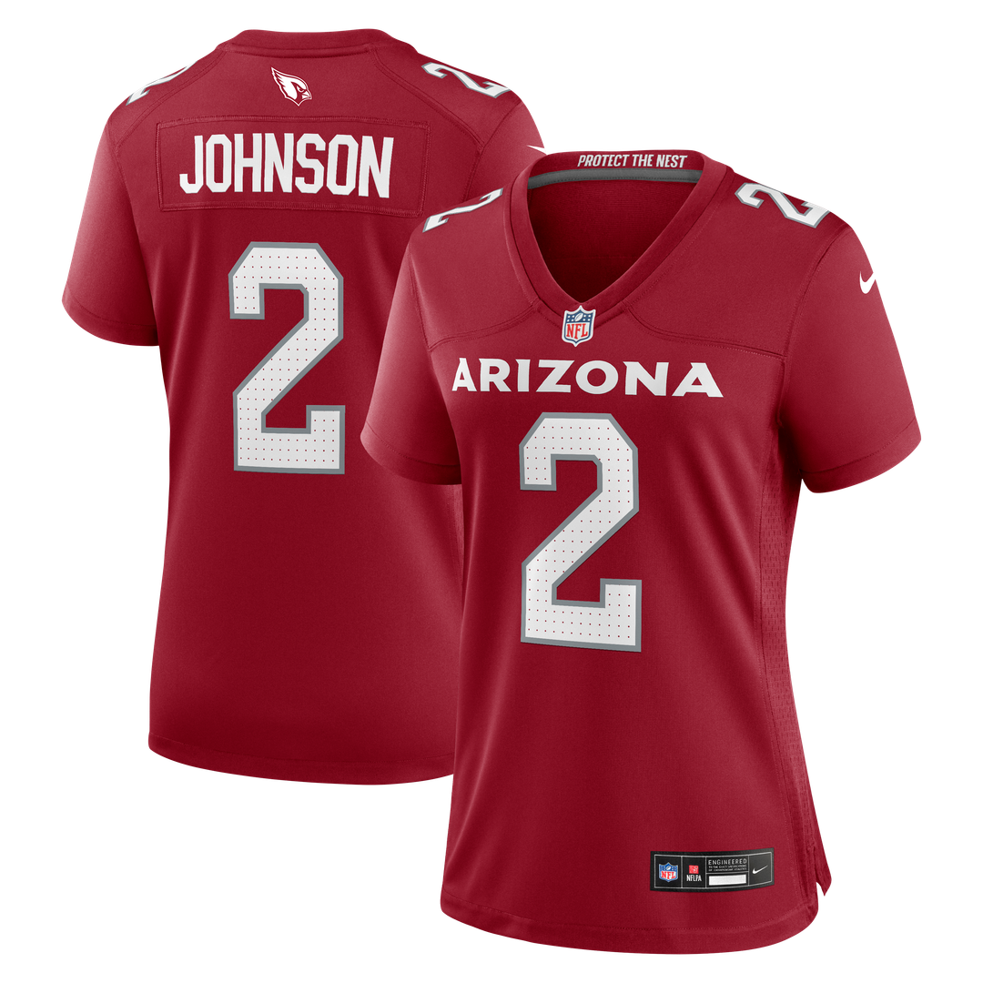 Will Johnson Arizona Cardinals Nike Women's Team Game Jersey - Cardinal
