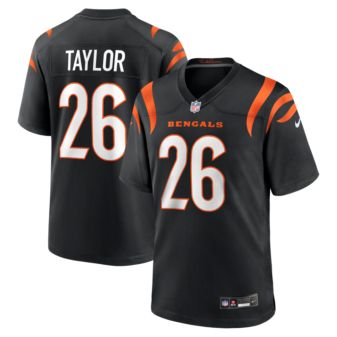 Ja'Sir Taylor Cincinnati Bengals Nike Team Game Jersey - Black