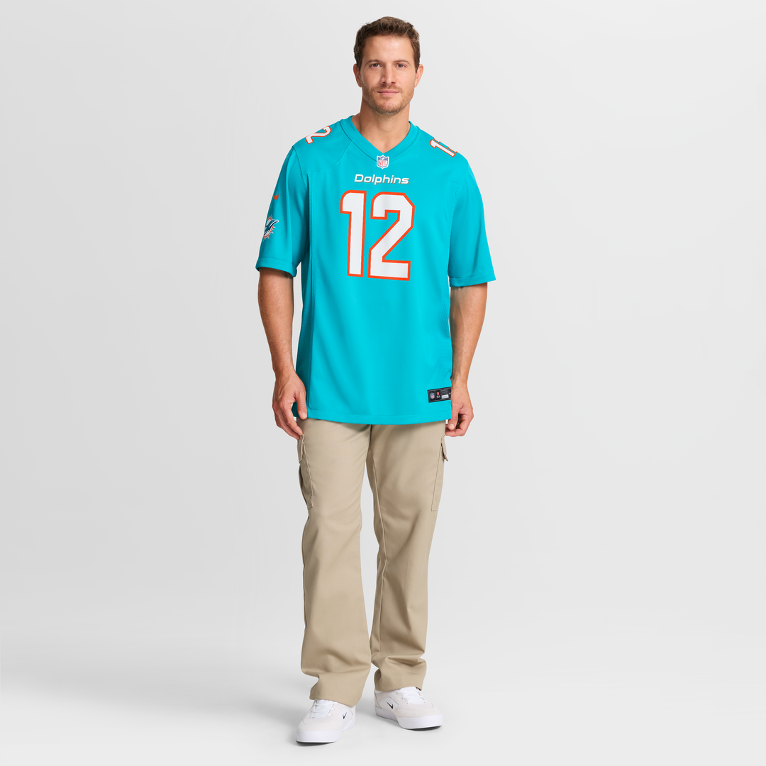 Bob Griese Miami Dolphins Nike Game Retired Player Jersey - Aqua