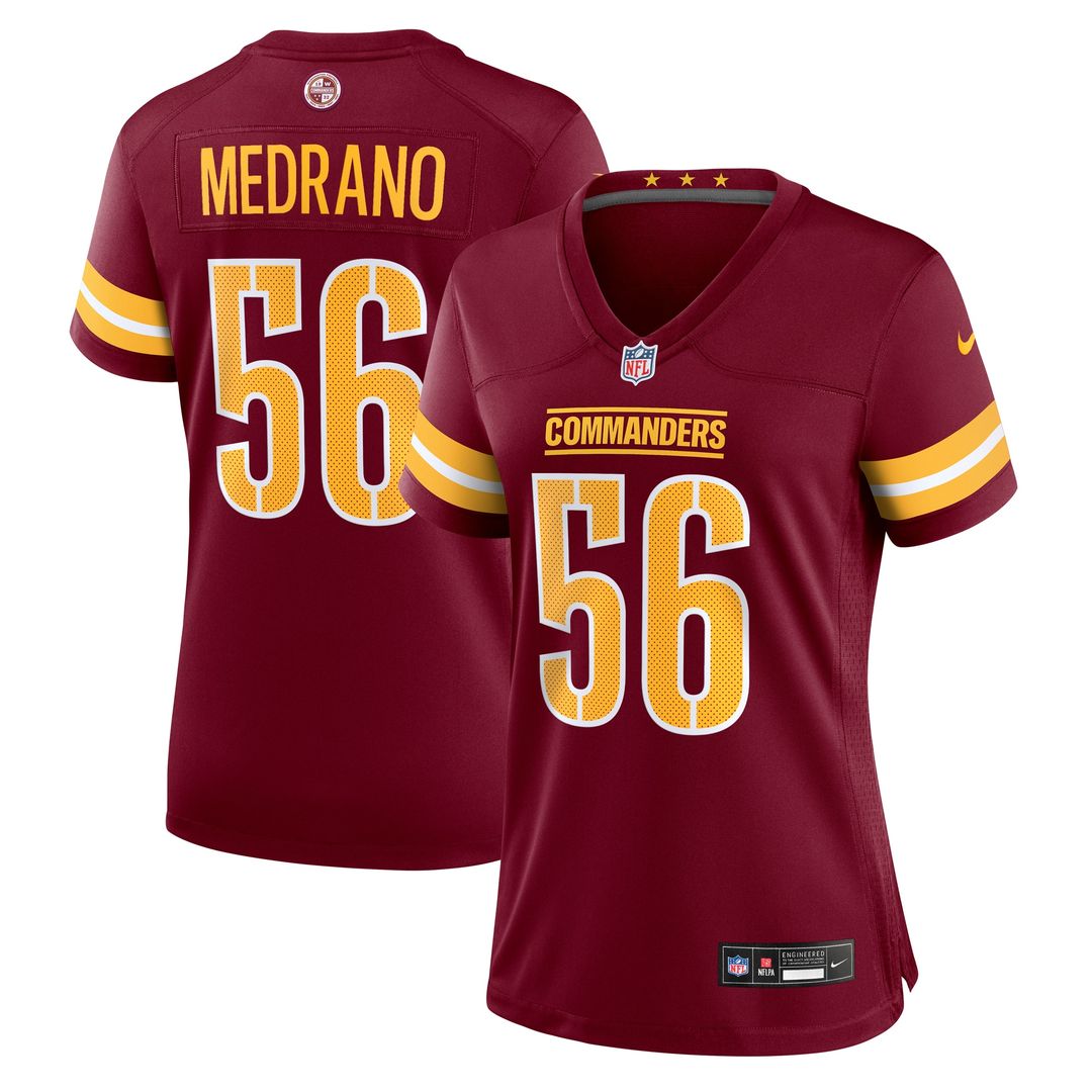 Kain Medrano Washington Commanders Nike Women's Team Game Jersey - Burgundy