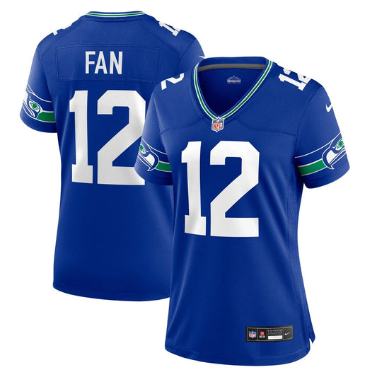 12s Seattle Seahawks Nike Women's Player Official Jersey - Royal