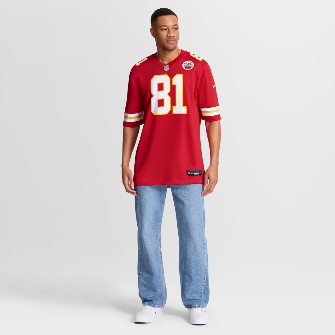 Nikko Remigio Kansas City Chiefs Nike Team Game Official Jersey -  Red