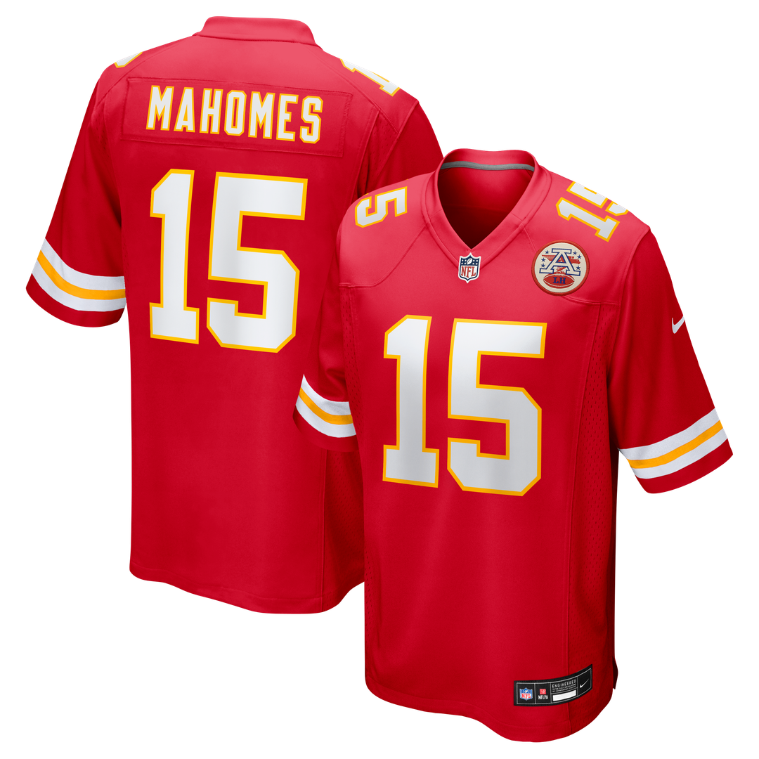 Patrick Mahomes Kansas City Chiefs Nike Game Official Jersey - Red