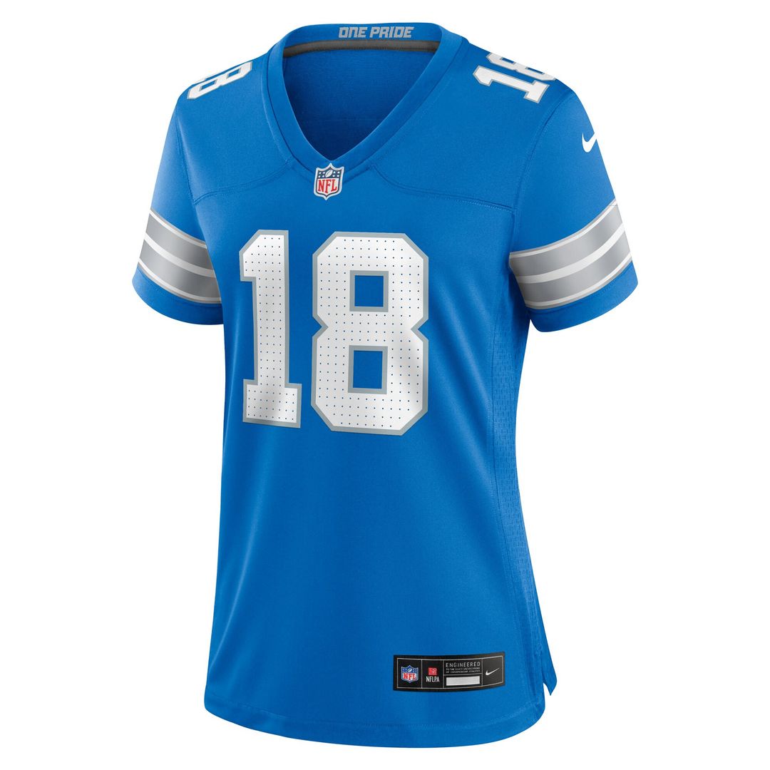 Isaac TeSlaa Detroit Lions Nike Women's Game Player Official Jersey - Blue