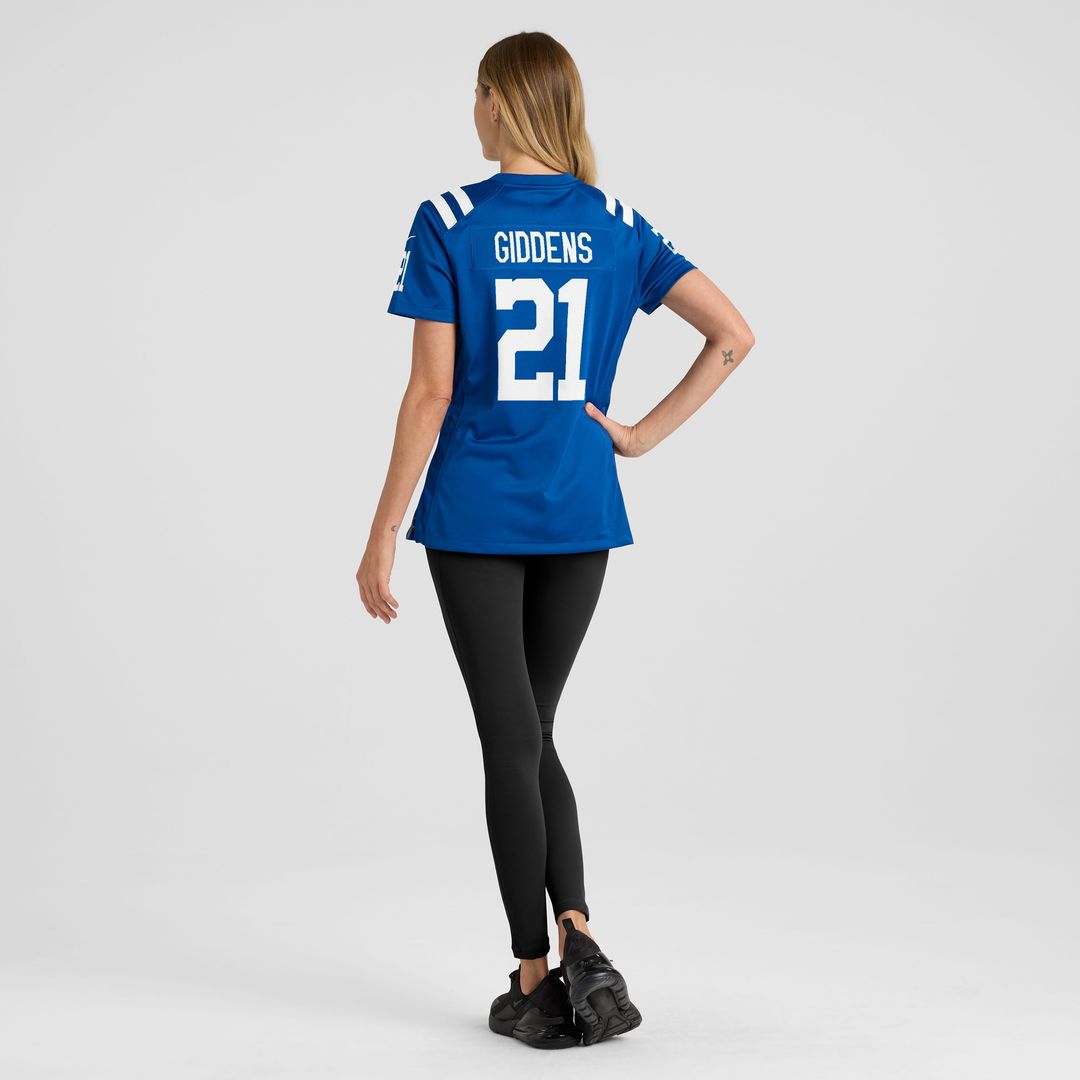 DJ Giddens Indianapolis Colts Nike Women's Team Game Jersey - Royal