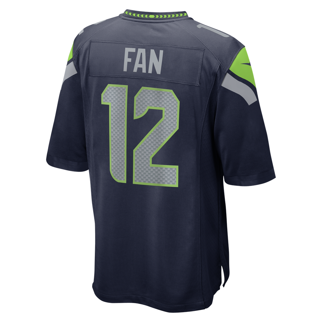 12s Seattle Seahawks Nike Game Official Jersey - White