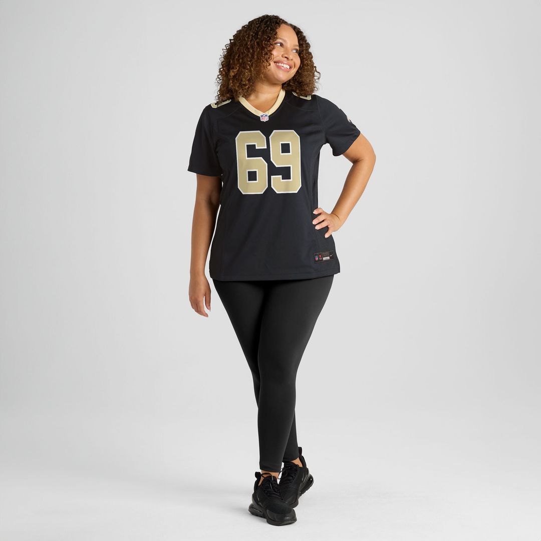 Barry Wesley New Orleans Saints Nike Women's Team Game Official Jersey -  Black