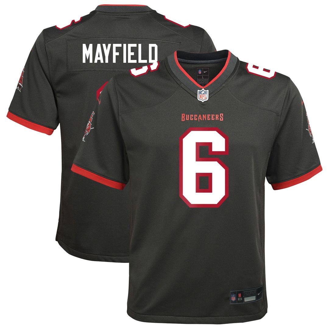 Baker Mayfield Tampa Bay Buccaneers Nike Youth Alternate Game Official Jersey - Orange