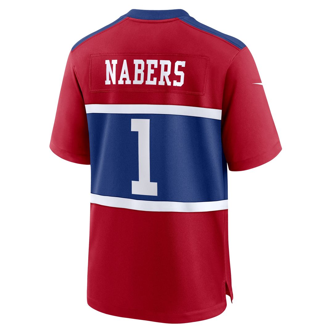 Malik Nabers New York Giants Nike  Player Game Official Jersey - Royal