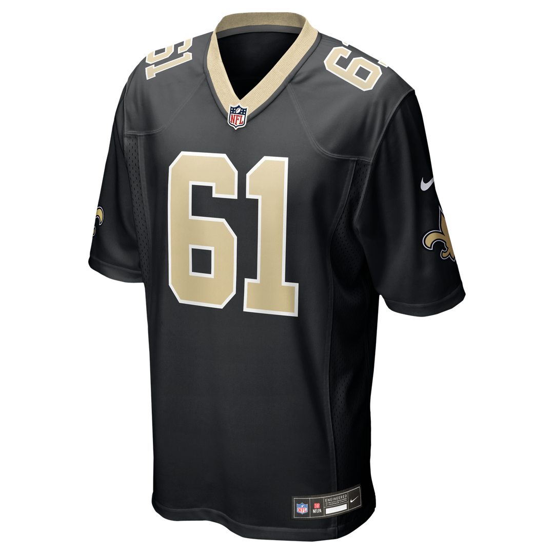 Drew Desjarlais New Orleans Saints Nike Game Player Official Jersey - Black