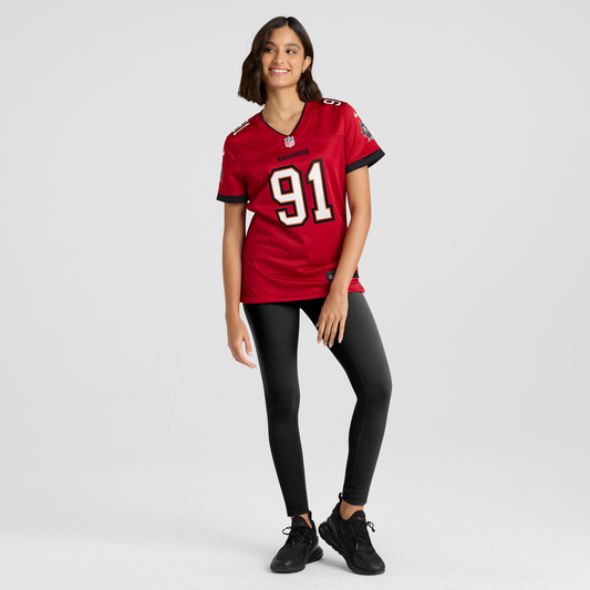 A'Shawn Robinson Tampa Bay Buccaneers Nike Women's Team Game Official Jersey - Red