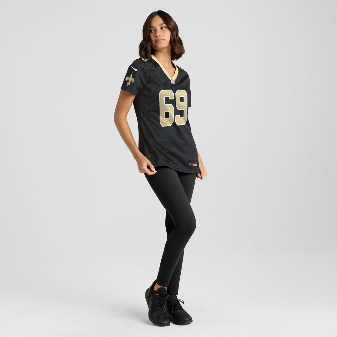 Barry Wesley New Orleans Saints Nike Women's Team Game Official Jersey -  Black