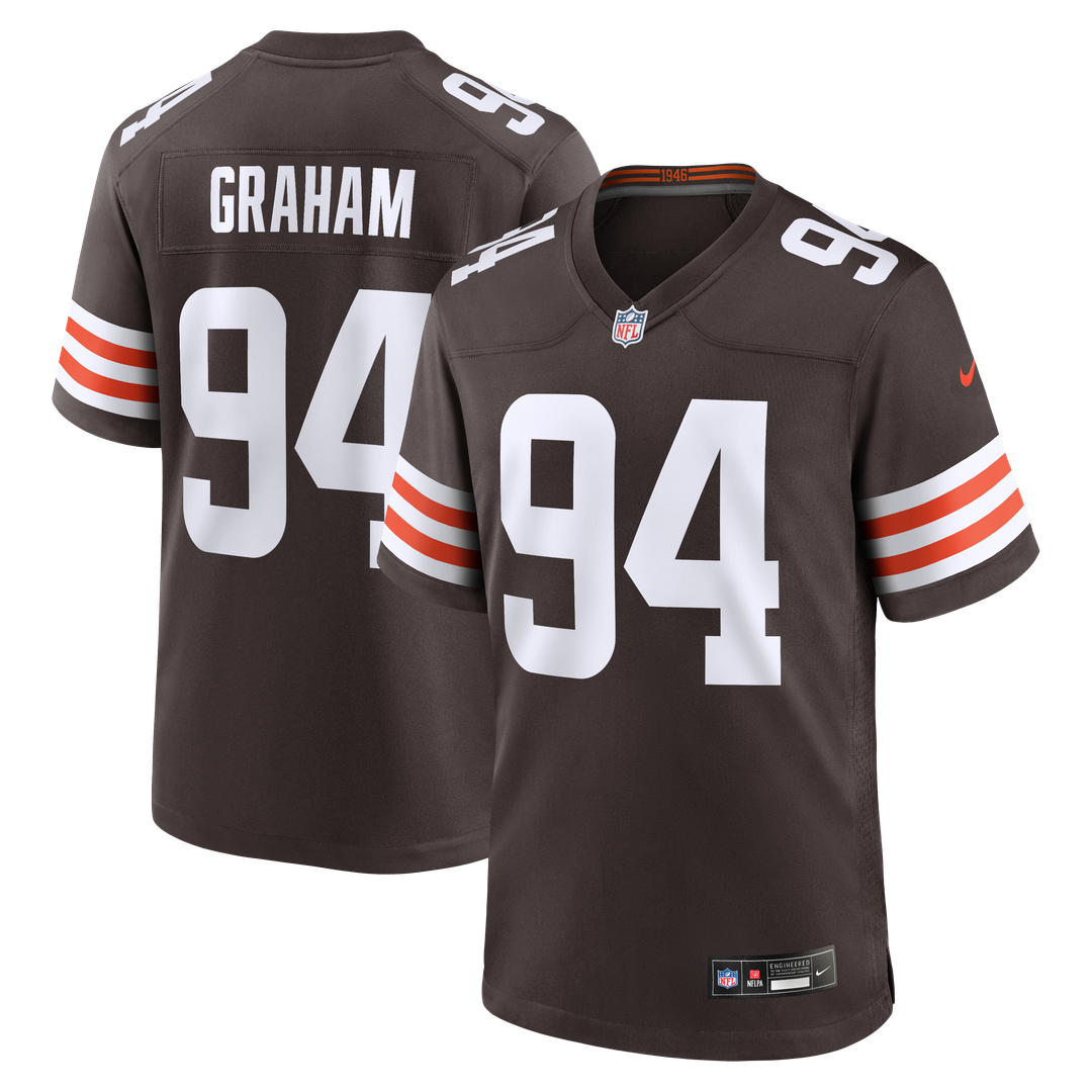 Mason Graham Cleveland Browns Nike Game Official Jersey - Brown