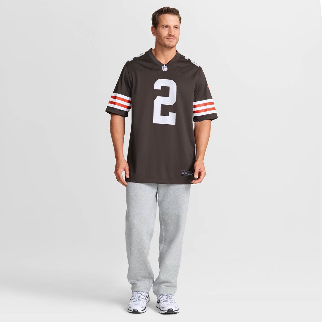 Shedeur Sanders Cleveland Browns Nike Game Jersey - Brown