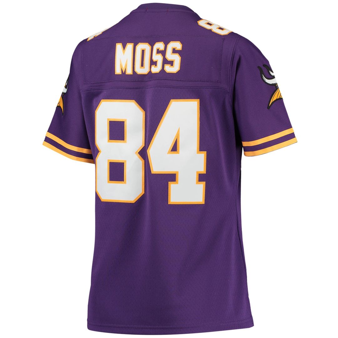 Randy Moss Minnesota Vikings Mitchell & Ness Women's Legacy Replica Team Official Jersey - Purple
