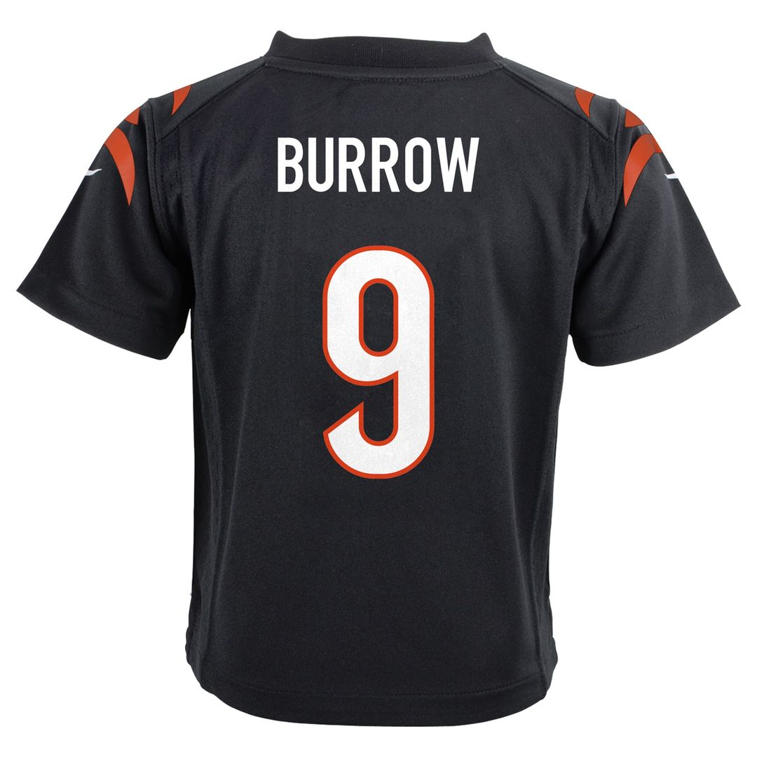 Joe Burrow Cincinnati Bengals Nike Preschool Game Official Jersey - Black