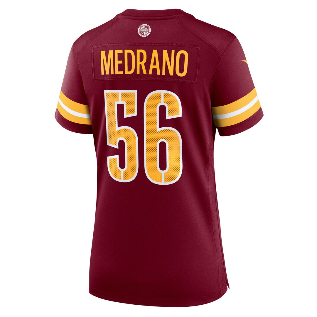 Kain Medrano Washington Commanders Nike Women's Team Game Jersey - Burgundy