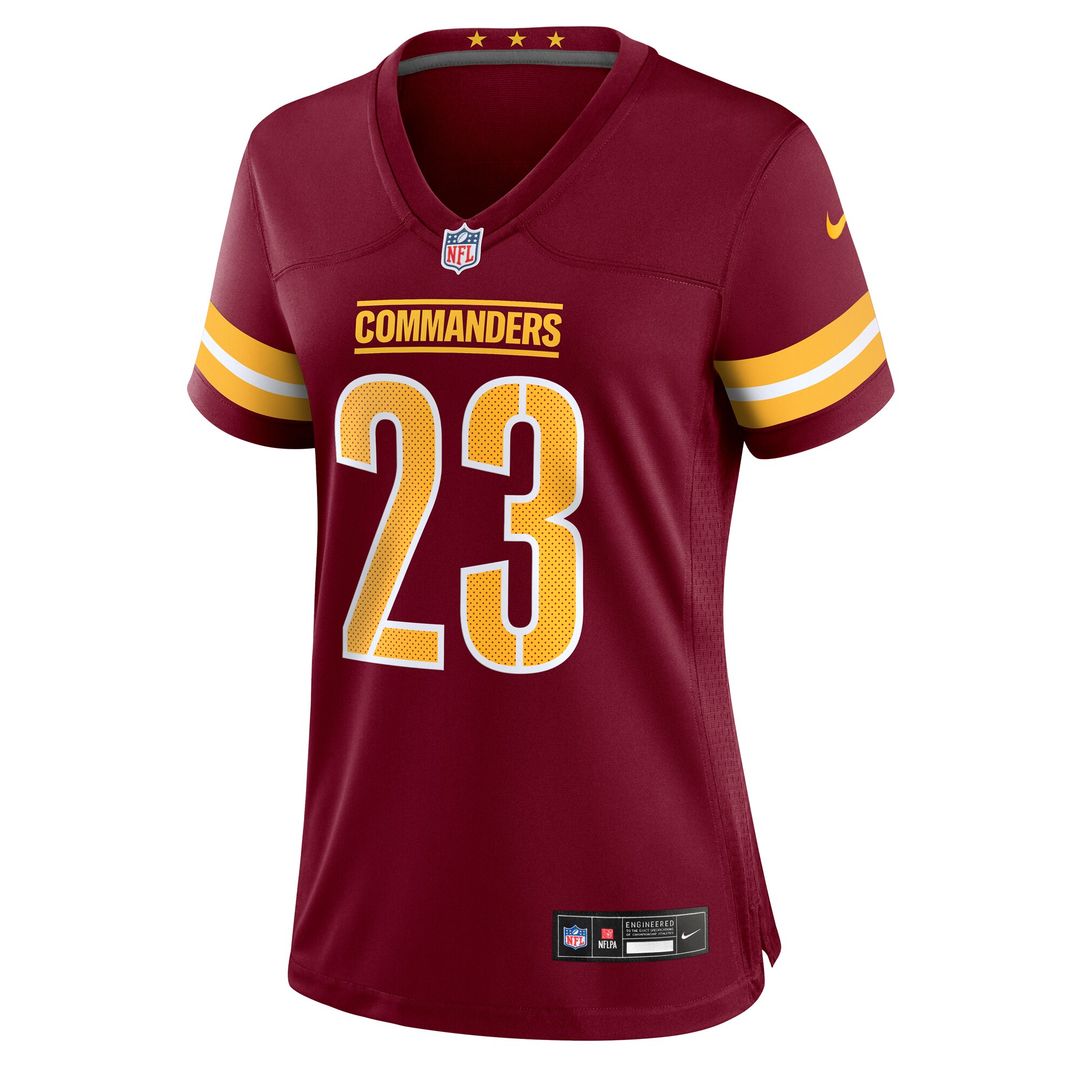 Trey Amos Washington Commanders Nike Women's Team Game Official Jersey -  Burgundy