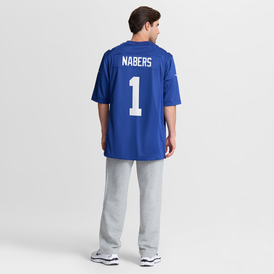 Malik Nabers New York Giants Nike  Player Game Official Jersey - Royal