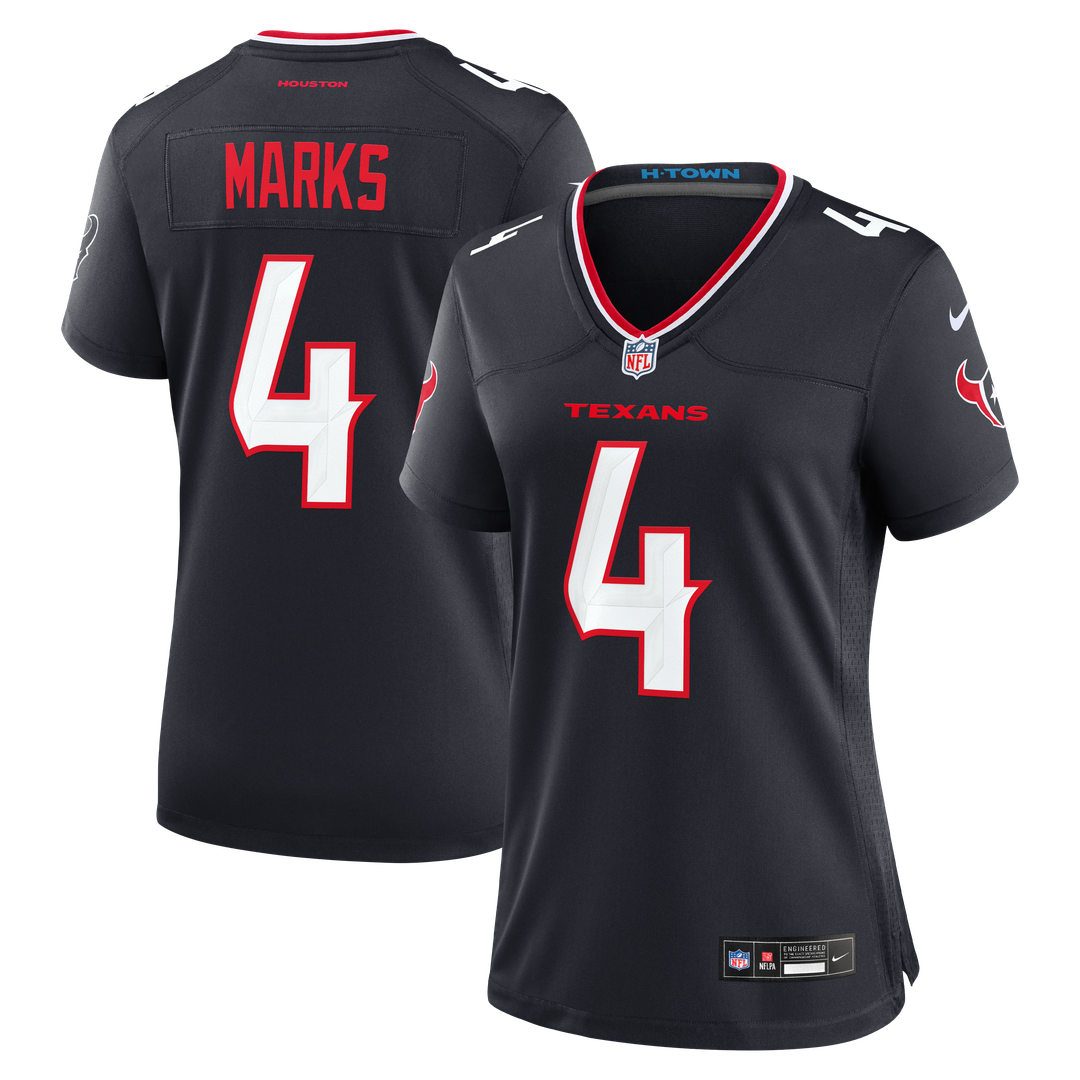 Woody Marks Houston Texans Nike Women's Team Game Jersey - Navy