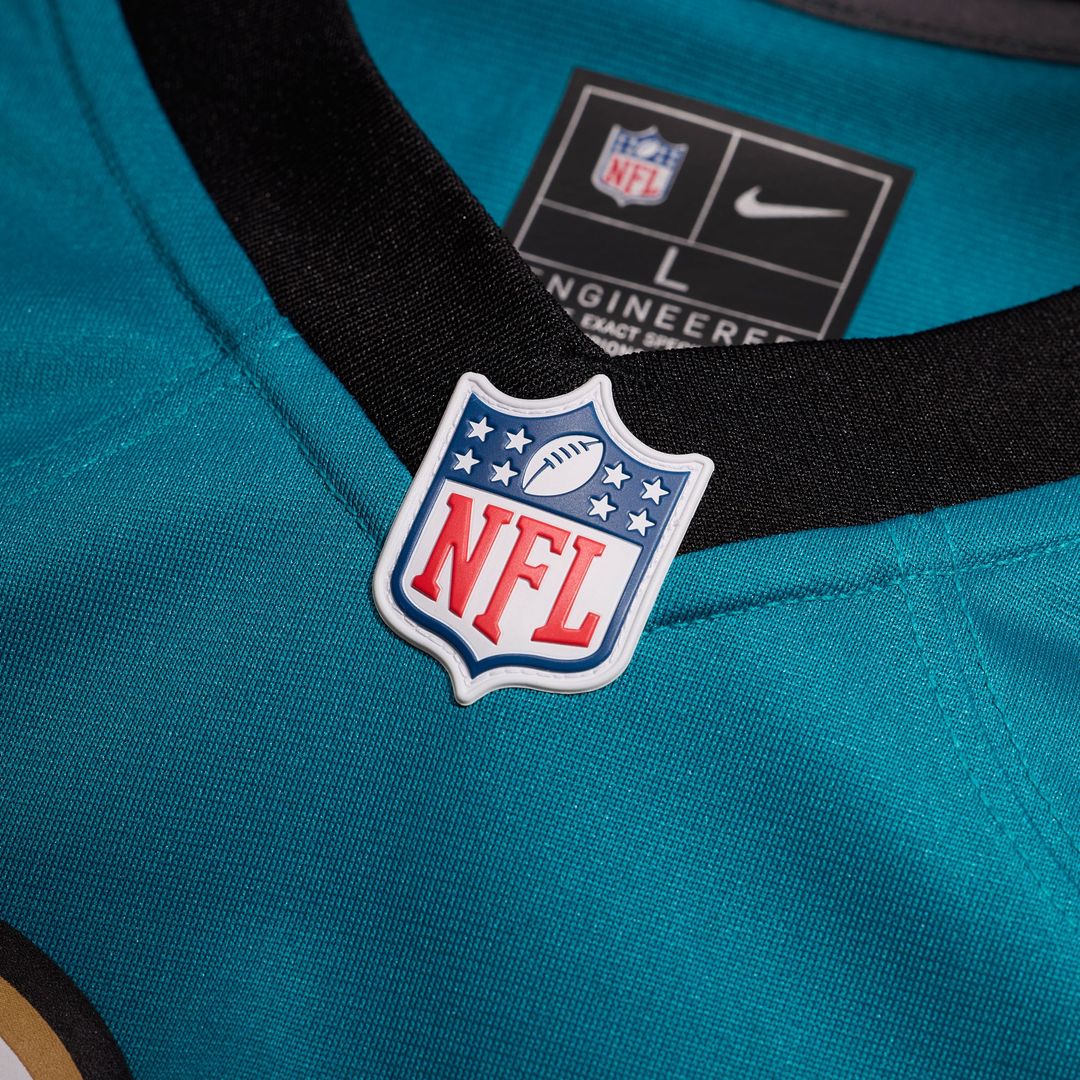Foye Oluokun Jacksonville Jaguars Nike Prowler Throwback Player Game Official Jersey - Teal
