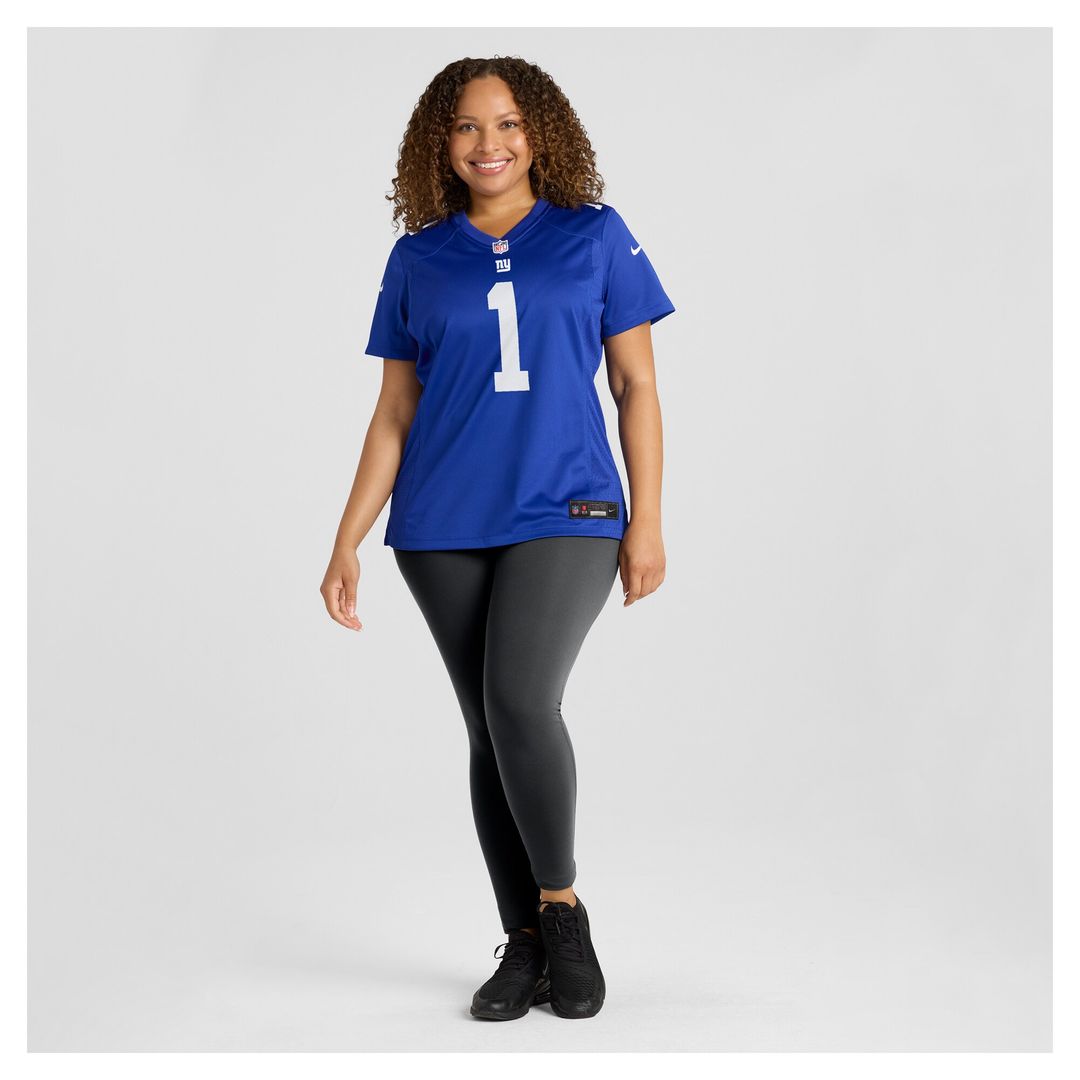 Malik Nabers New York Giants Nike Women's Game Jersey - Royal