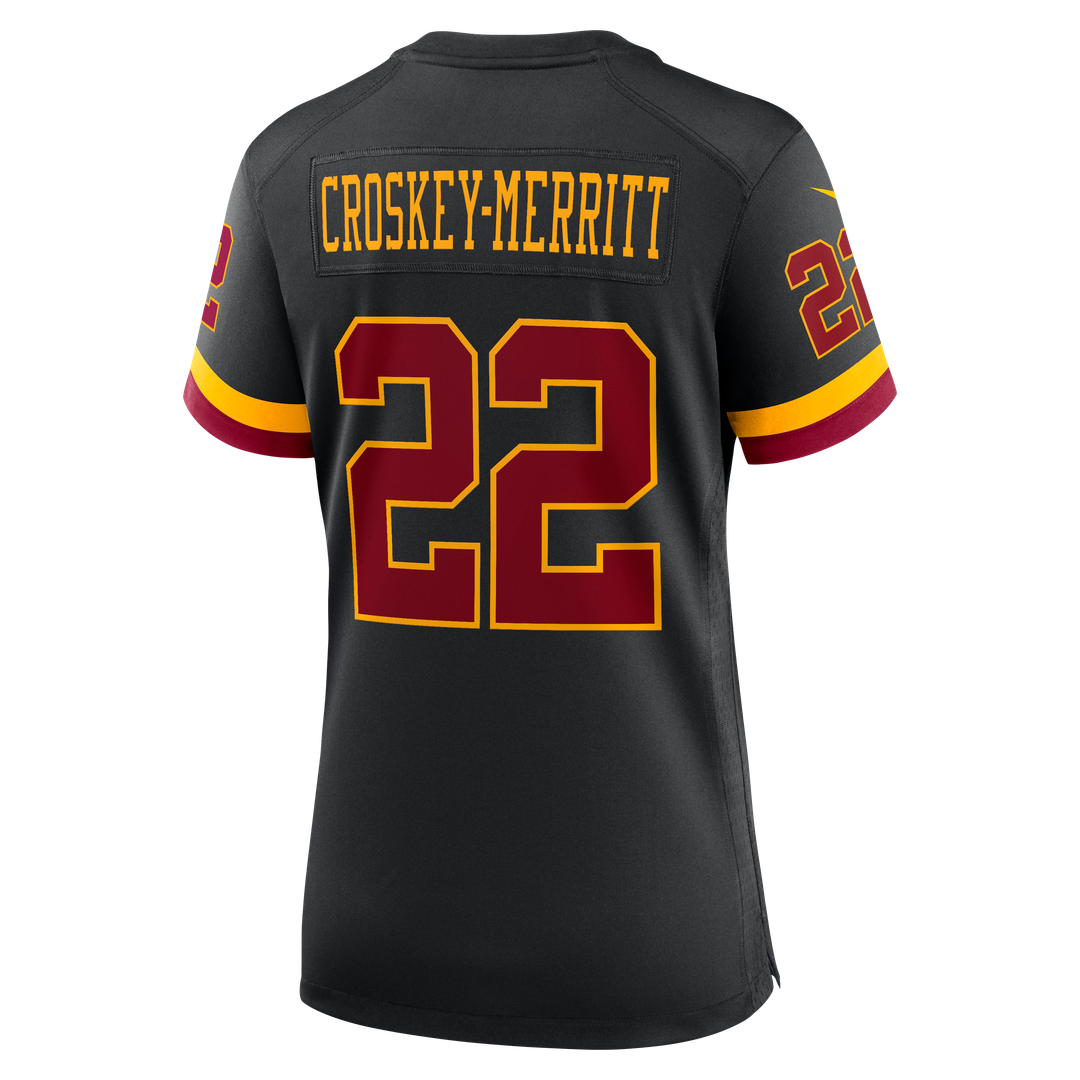 Jacory Croskey-Merritt Washington Commanders Nike Women's Game Official Jersey - Burgundy