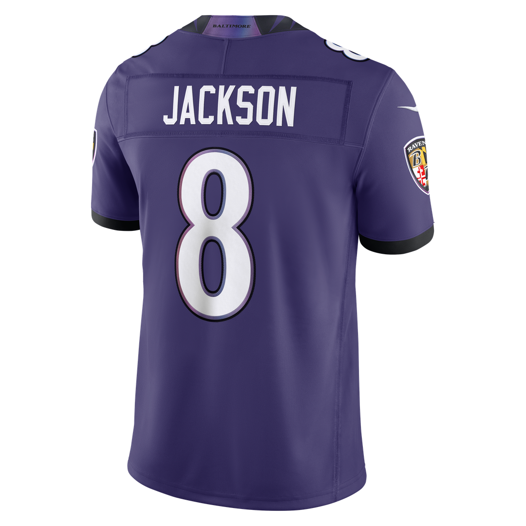 Lamar Jackson Baltimore Ravens Nike Vapor F.U.S.E. Stitched Limited Official Jersey - White