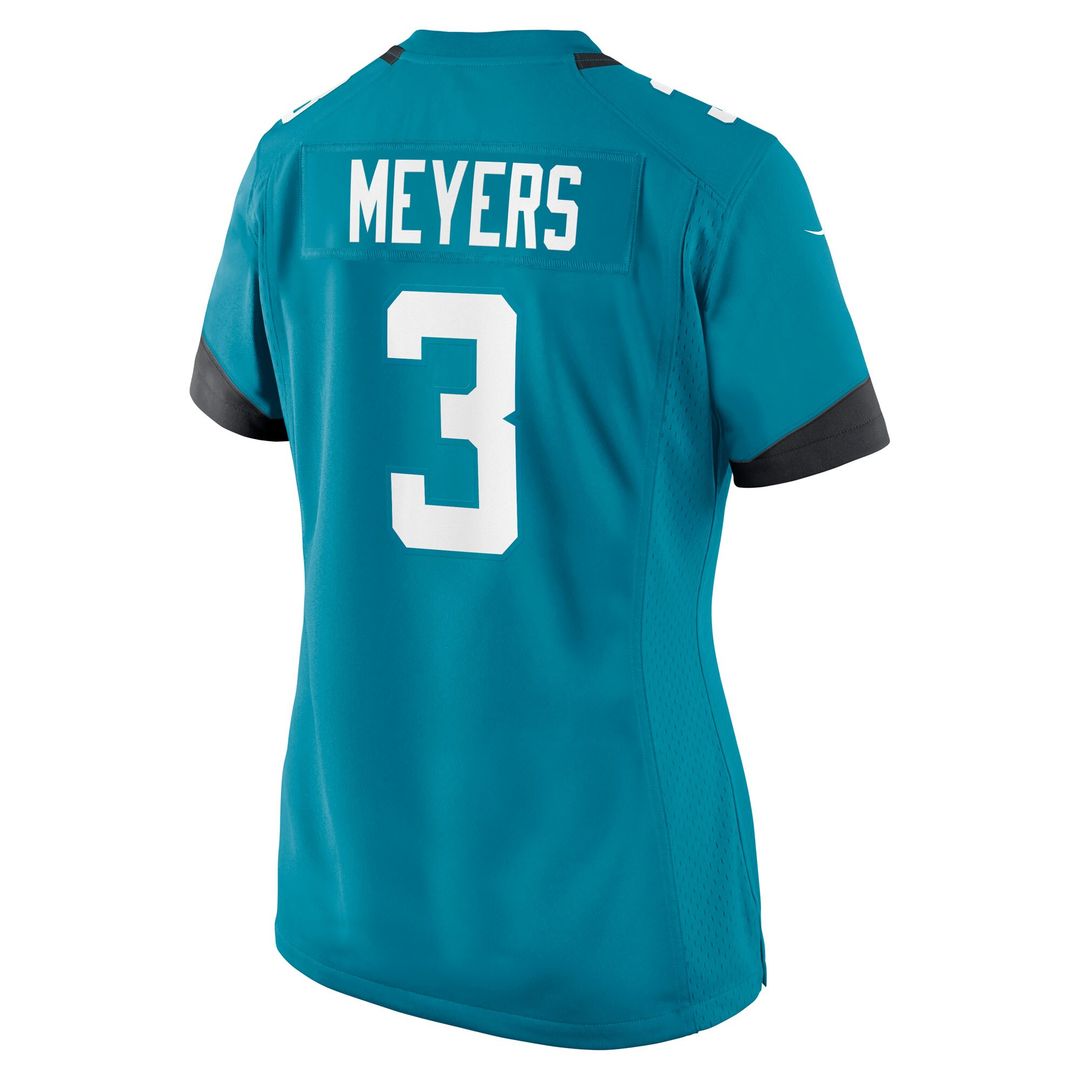 Jakobi Meyers Jacksonville Jaguars Nike Women's Team Game Jersey - Teal
