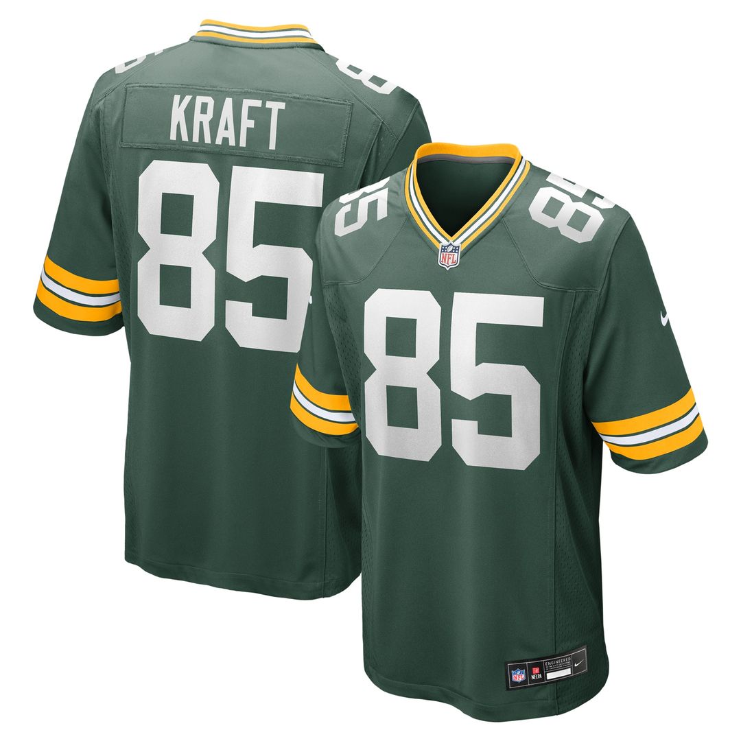 Tucker Kraft Green Bay Packers Nike Alternate  Game Official Jersey -  Navy