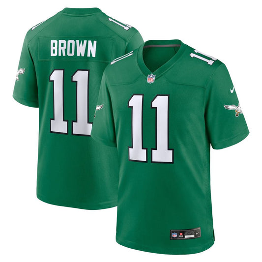 A.J. Brown Philadelphia Eagles Nike Alternate Game Player Official Jersey - Kelly Green