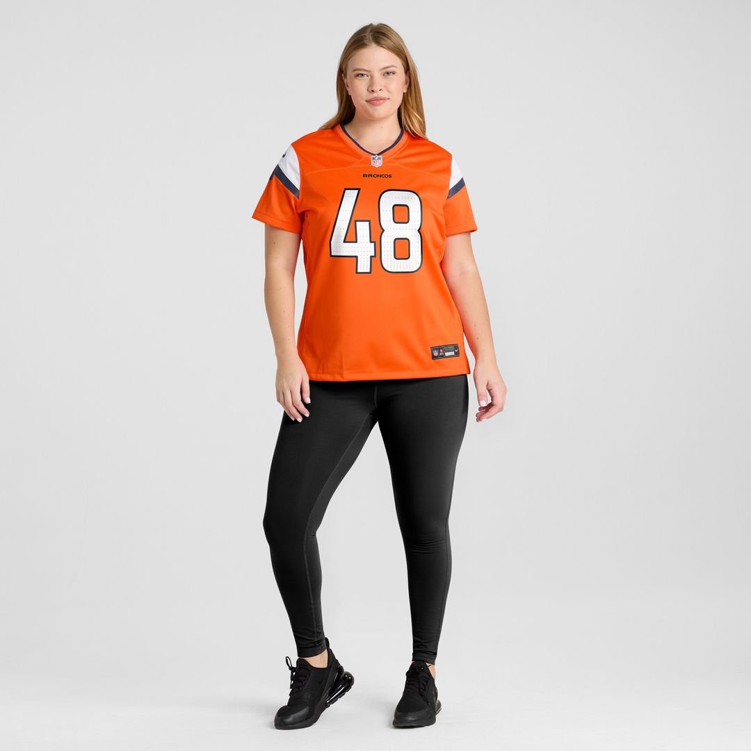Mitchell Fraboni Denver Broncos Nike Women's Team Game Jersey - Orange