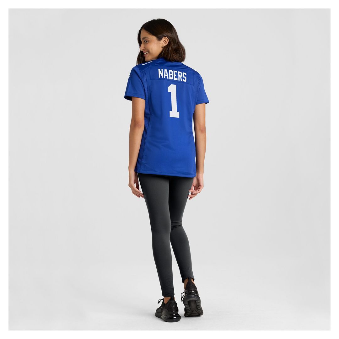 Malik Nabers New York Giants Nike Women's Game Jersey - Royal