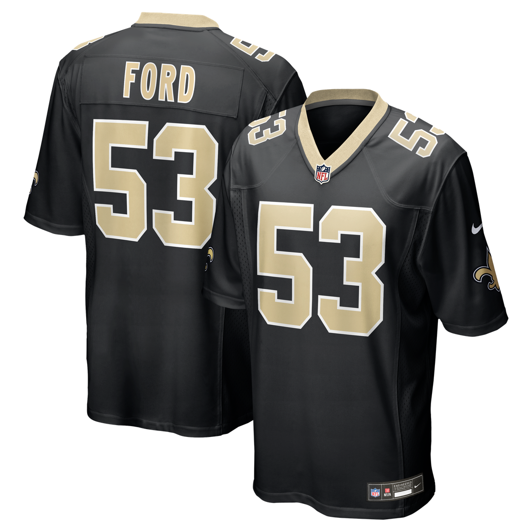 Jaylan Ford New Orleans Saints Nike  Game Official Jersey -  Black