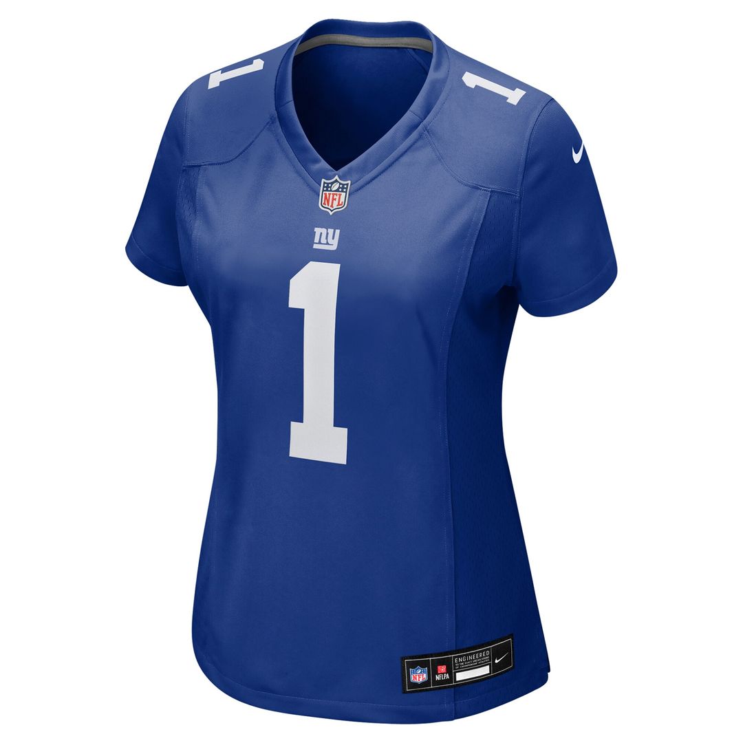 Malik Nabers New York Giants Nike Women's Game Jersey - Royal