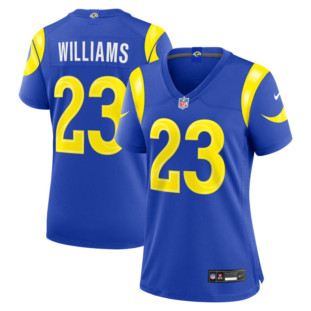 Kyren Williams Los Angeles Rams Nike Women's Game Official Jersey - White