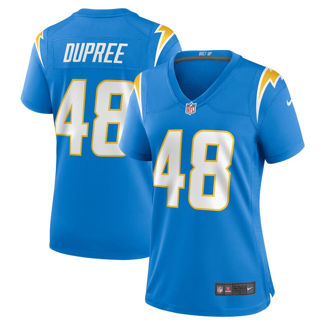 Bud Dupree Los Angeles Chargers Nike Women's Team Game Jersey - Powder Blue