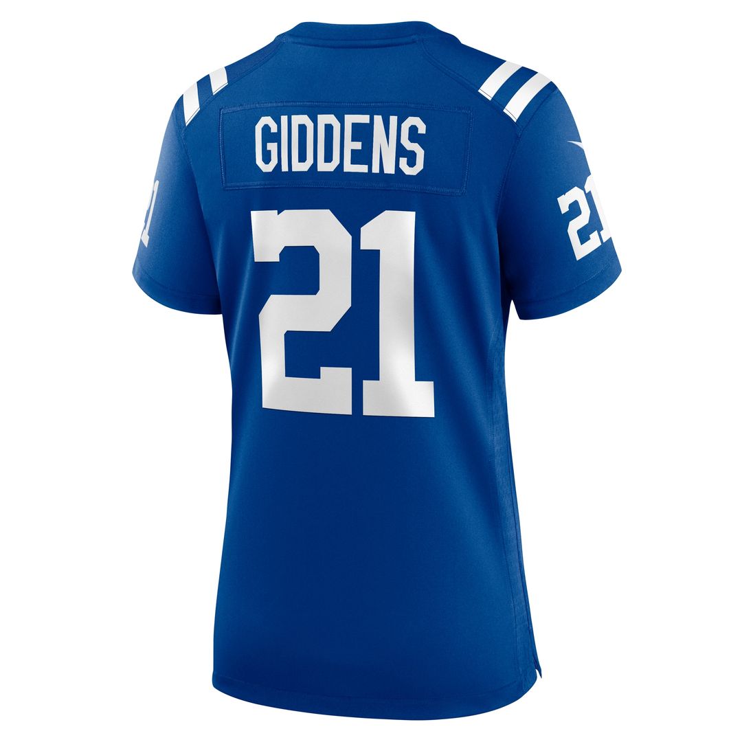 DJ Giddens Indianapolis Colts Nike Women's Team Game Jersey - Royal