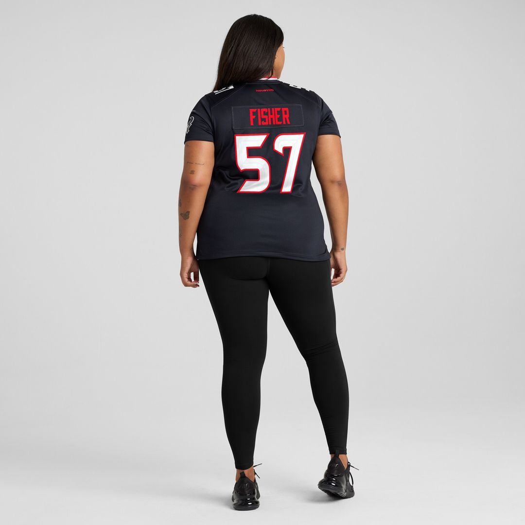 Blake Fisher Houston Texans Nike Women's Team Game Jersey - Navy