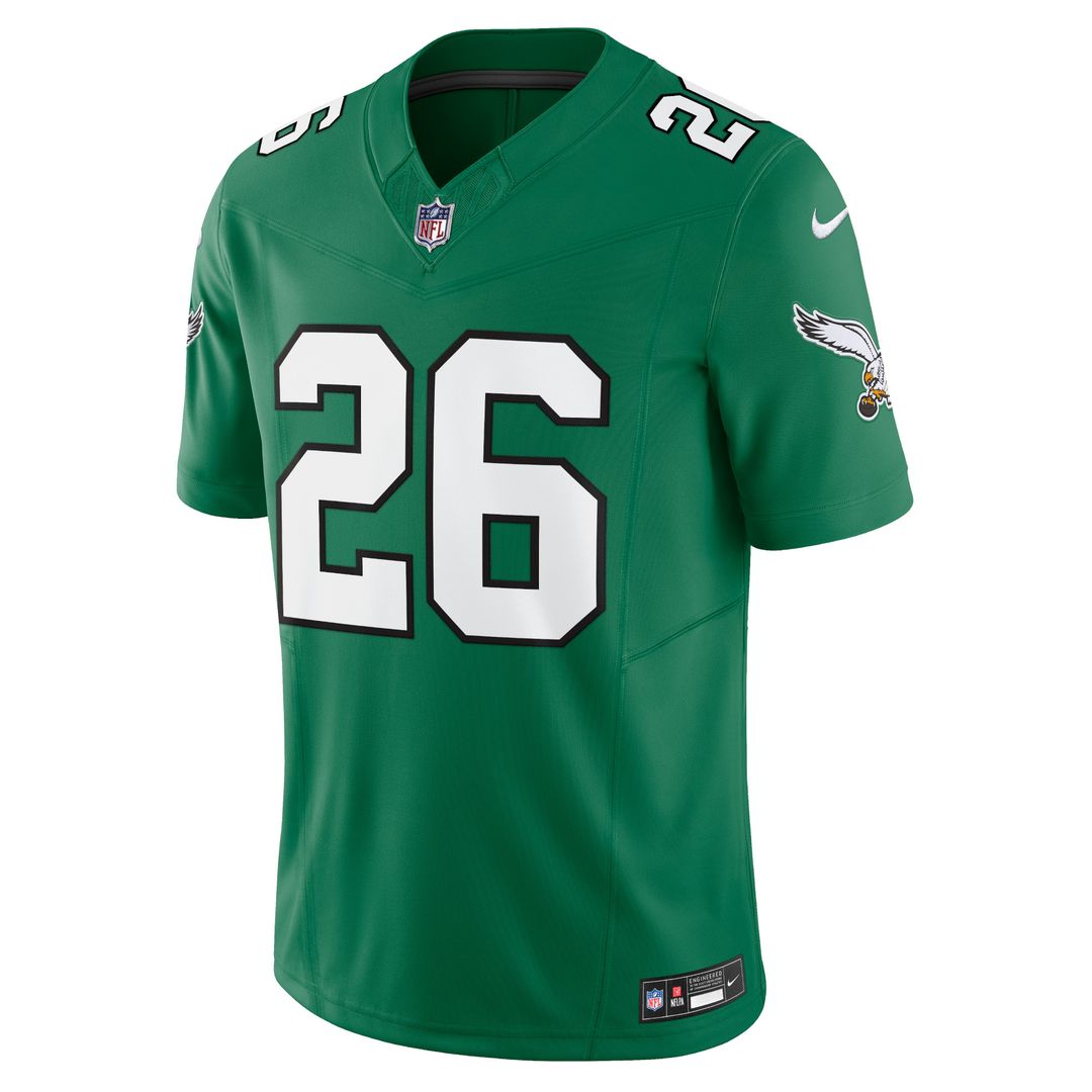 Saquon Barkley Philadelphia Eagles Nike Alternate Vapor F.U.S.E. Limited Official Jersey - Kelly Green