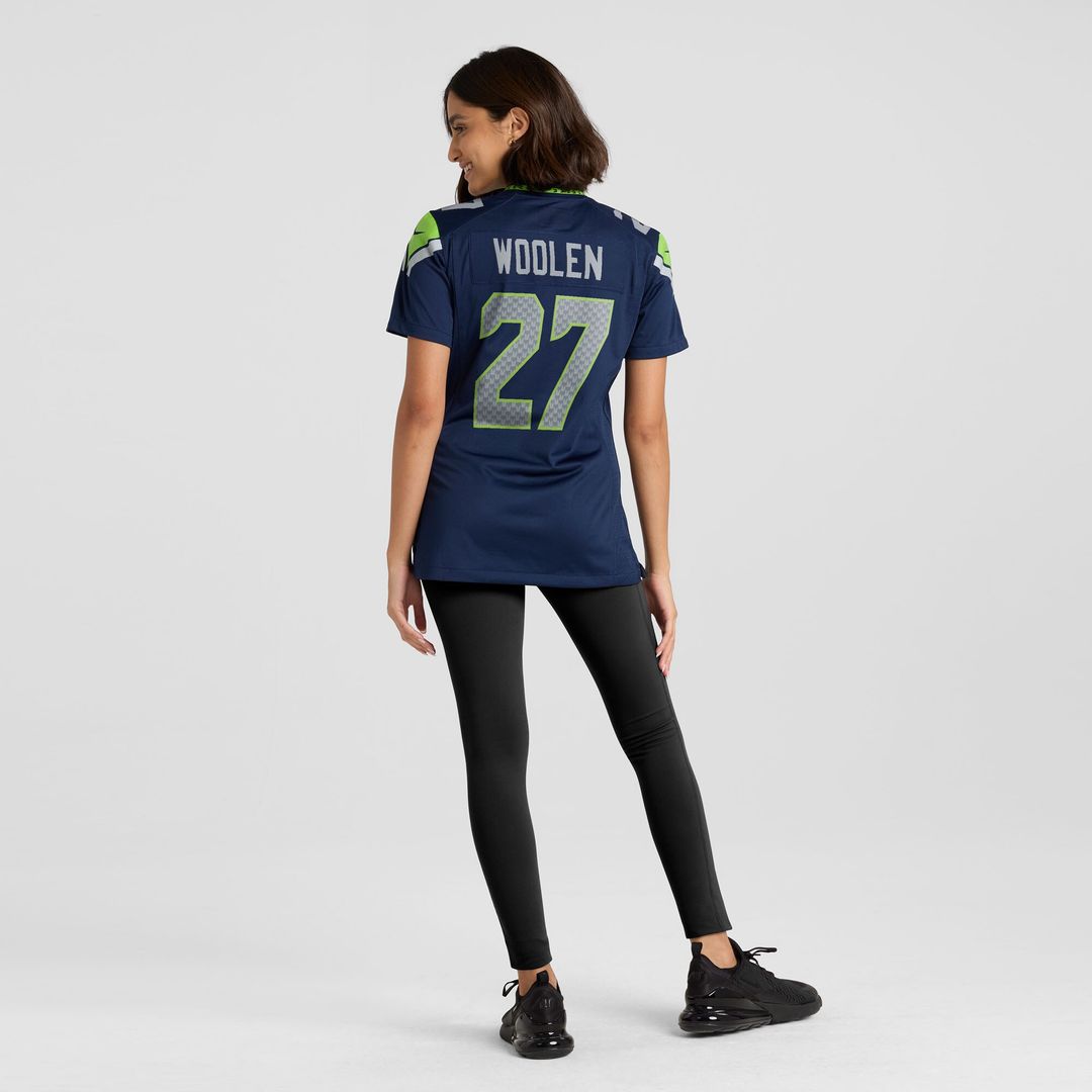 Riq Woolen Seattle Seahawks Nike Women's Team Game Official Jersey -  College Navy