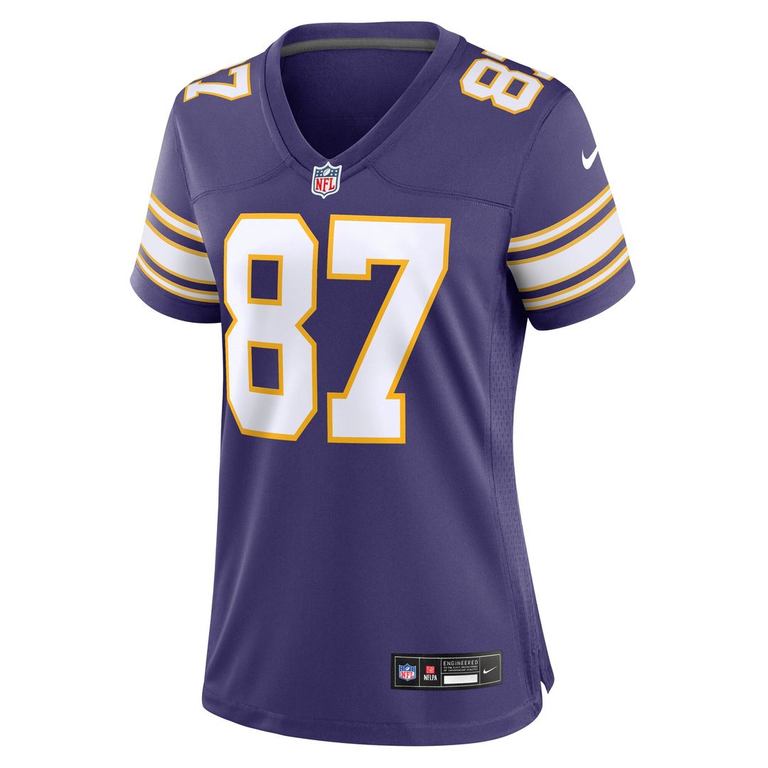 T.J. Hockenson Minnesota Vikings Nike Women's Player Official Jersey - Purple