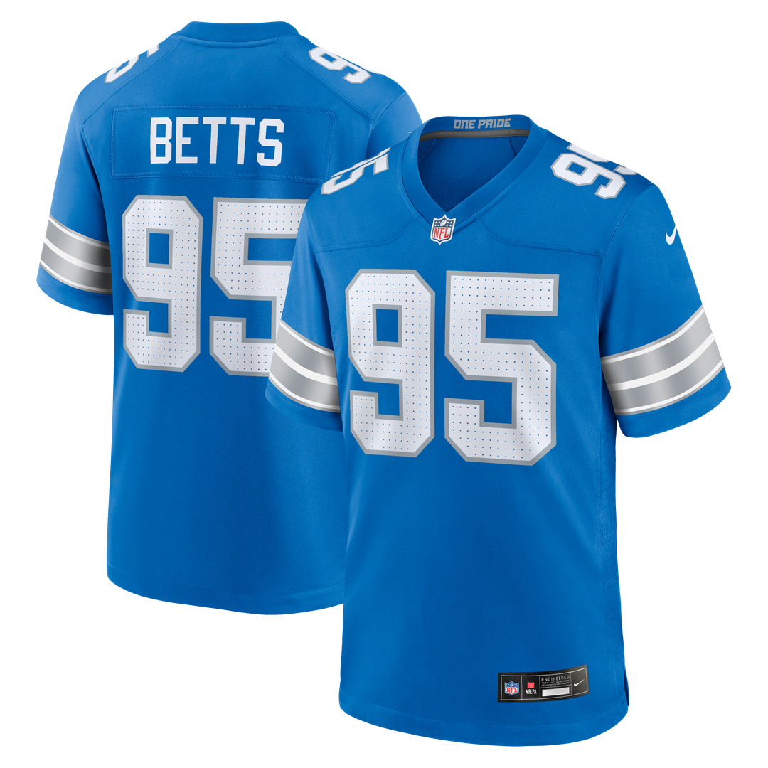 Mathieu Betts Detroit Lions Nike Game Jersey - Blue