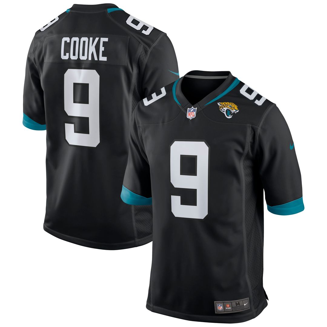 Logan Cooke Jacksonville Jaguars Nike Game Official Jersey - Black