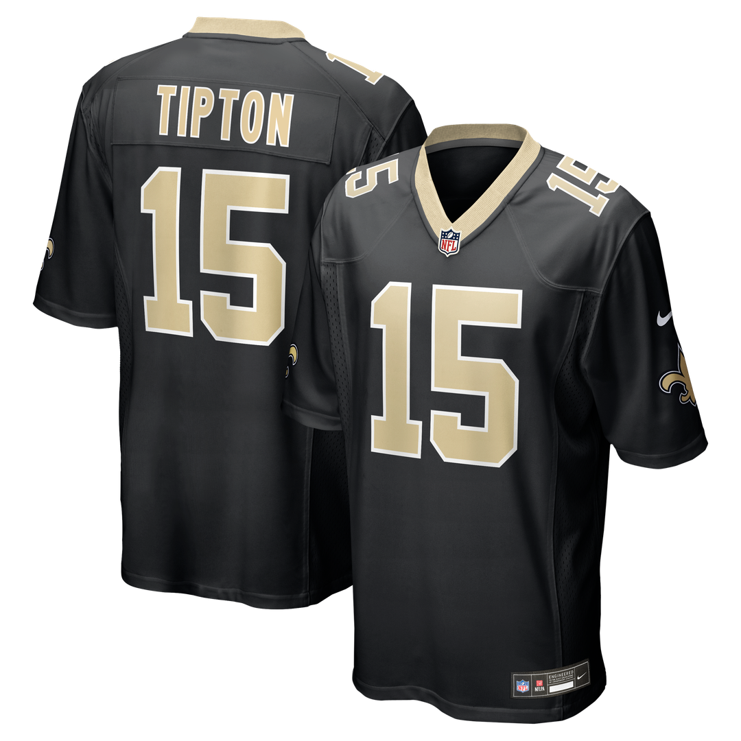 Mason Tipton New Orleans Saints Nike Team Game Official Jersey -  Black