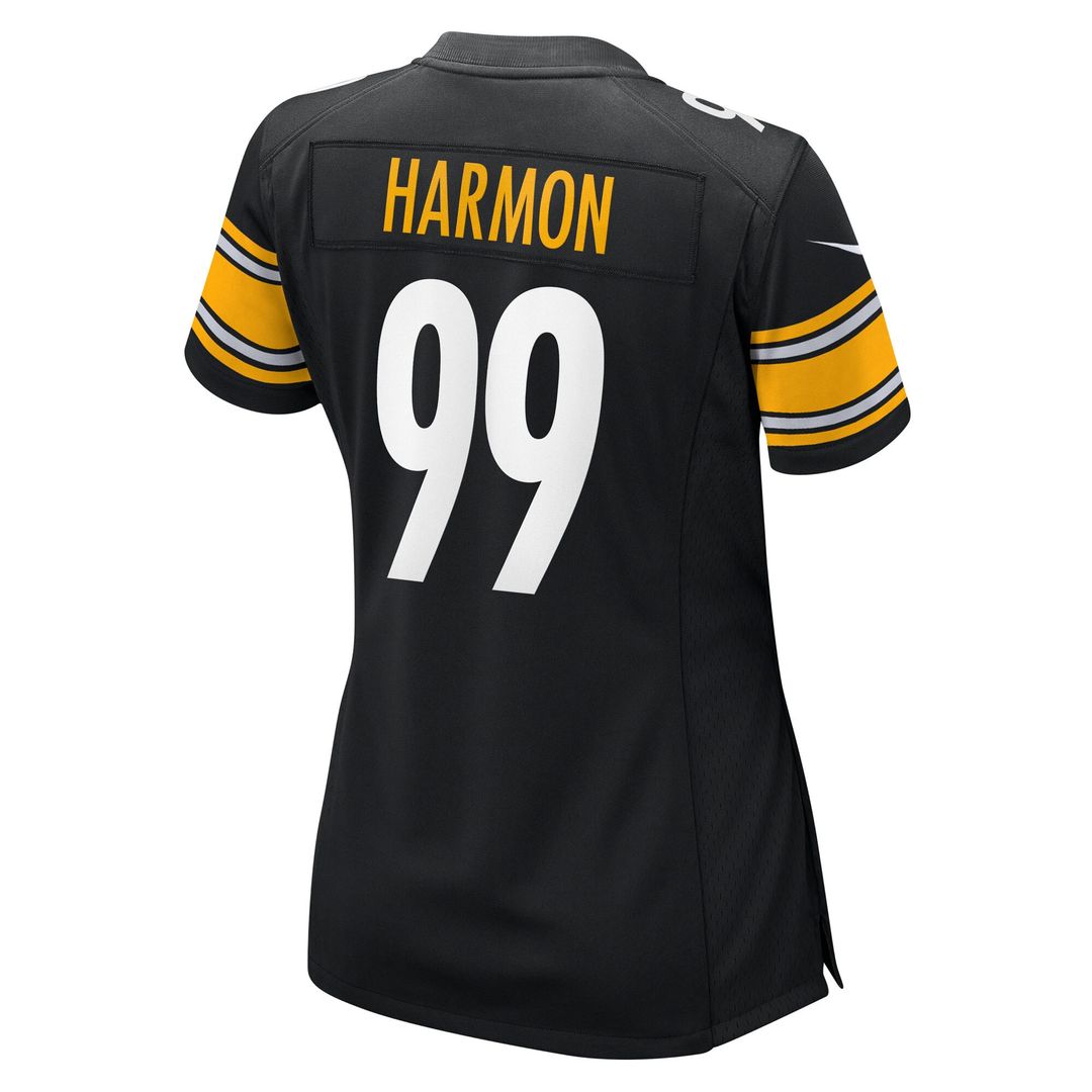 Derrick Harmon Pittsburgh Steelers Nike Women's Team Game Official Jersey -  Black