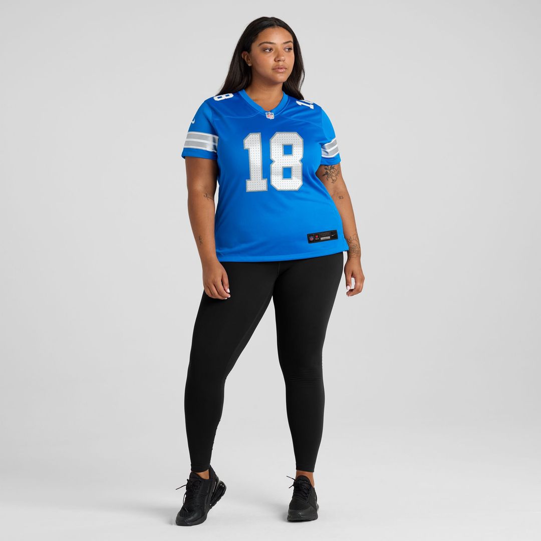 Isaac TeSlaa Detroit Lions Nike Women's Game Player Official Jersey - Blue