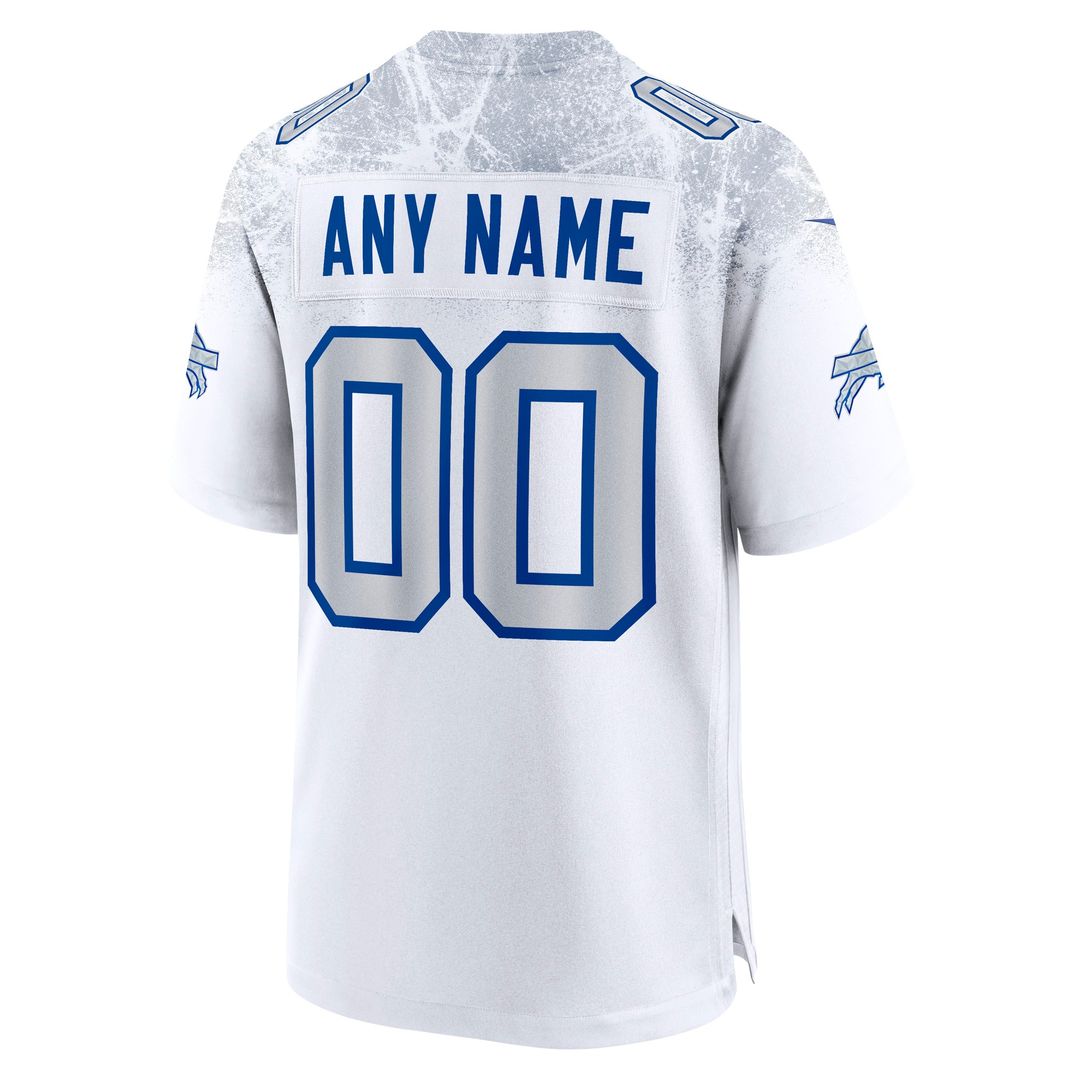 Buffalo Bills Nike 2025 Rivalries Collection Custom Game Official Jersey - White