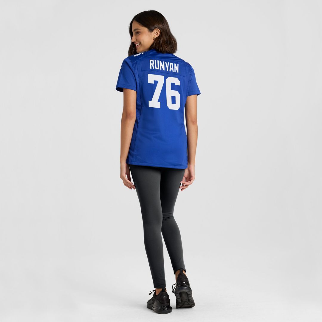 Jon Runyan New York Giants Nike Women's  Game Official Jersey -  Royal