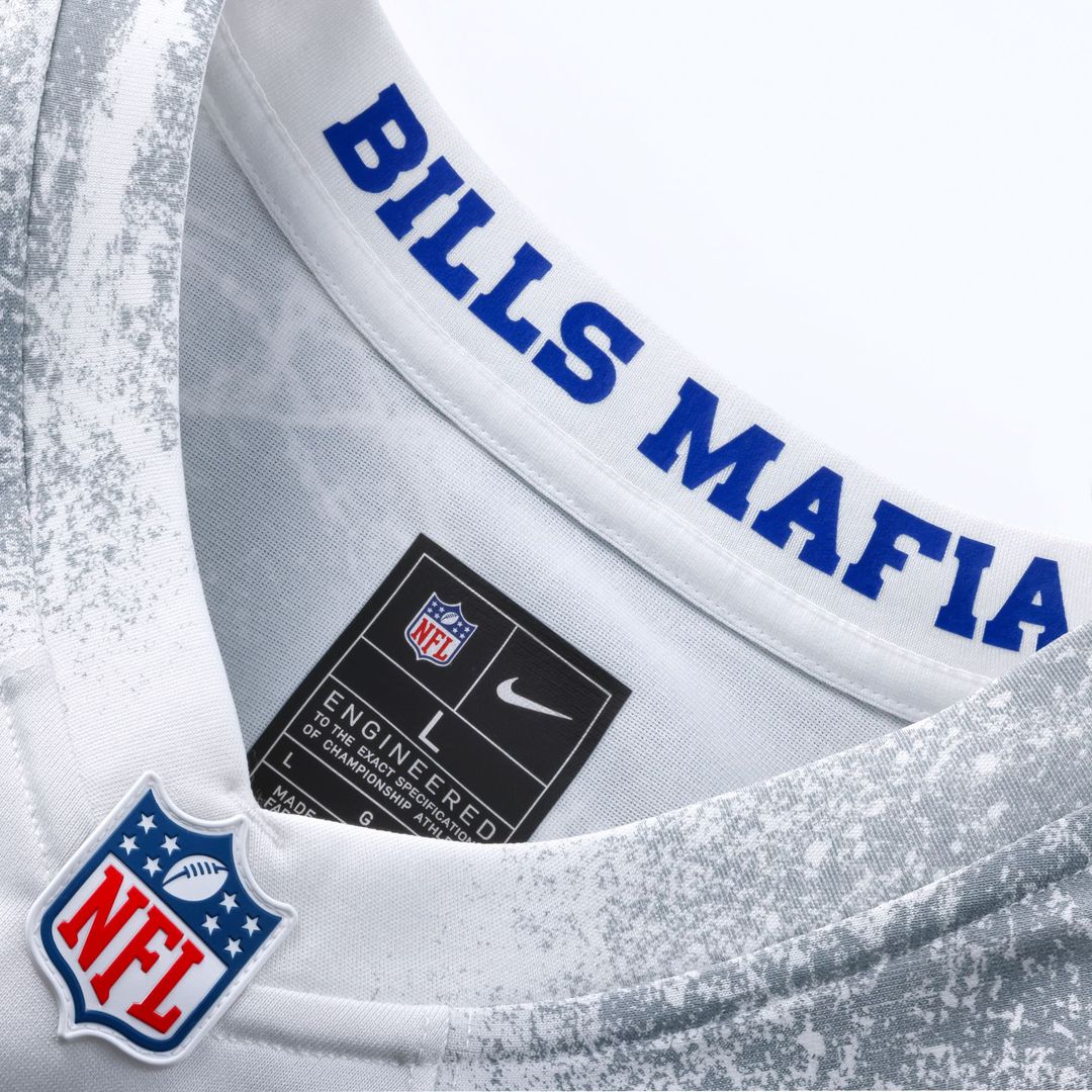 Buffalo Bills Nike 2025 Rivalries Collection Custom Game Official Jersey - White